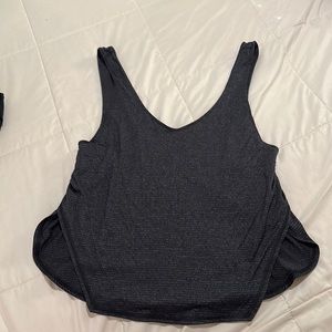 Lululemon tank, Gray, size 8